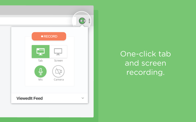 Record your screen with voice, share, and track who watches it, free: Viewed.it